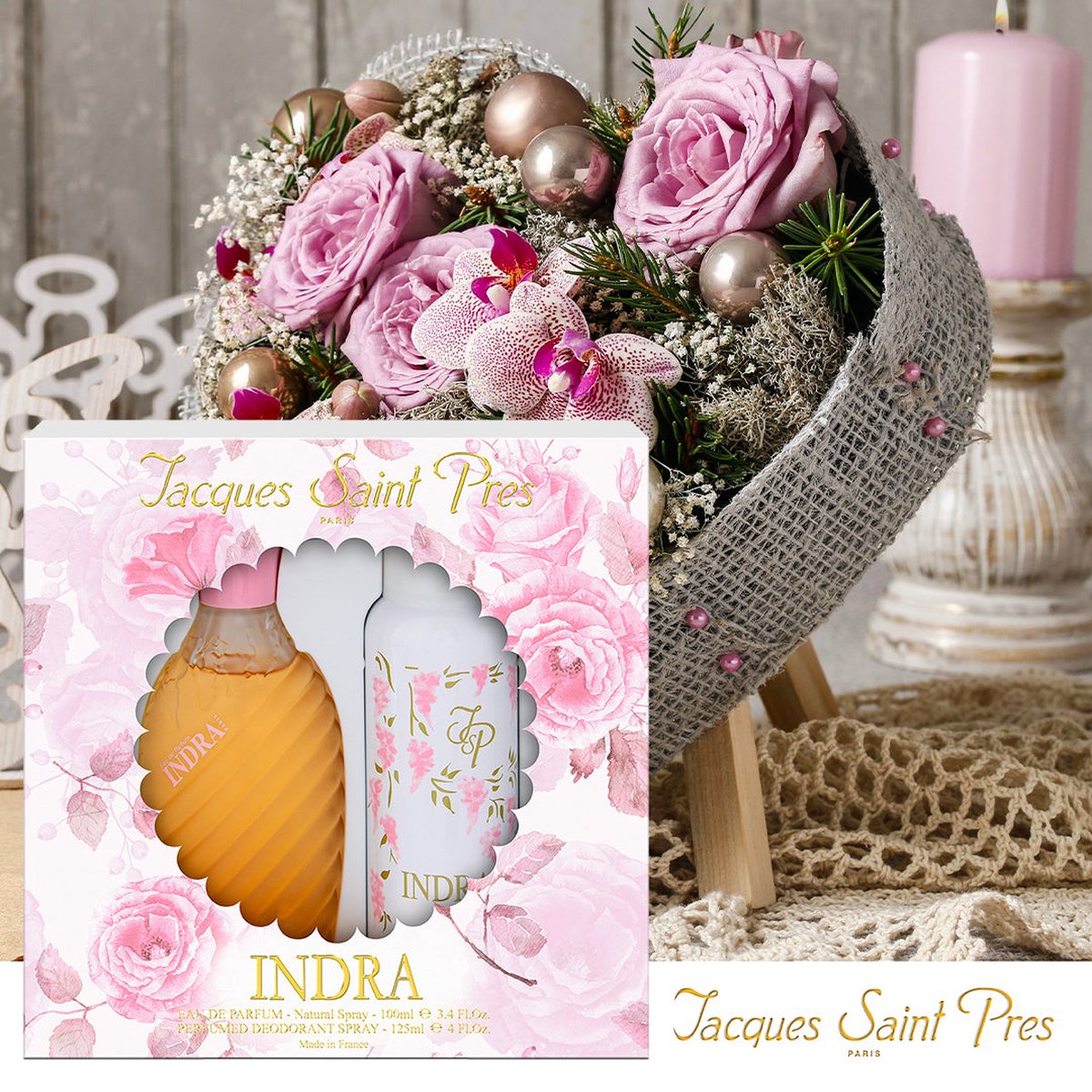 Ulric de Varens Giftset Indra Oriëntaals Eau de parfum + Deo