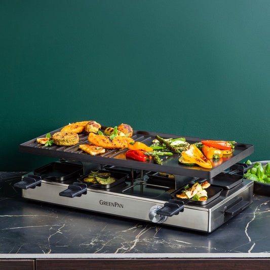 Greenpan Gourmetstel voor 8 personen met PFAS-vrije antiaanbaklaag