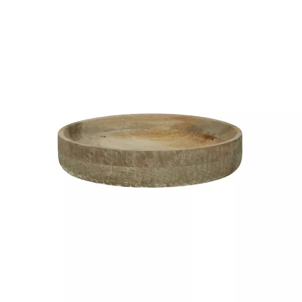 Pomax KERF Schotel - Mangohout - Ø 25 cm