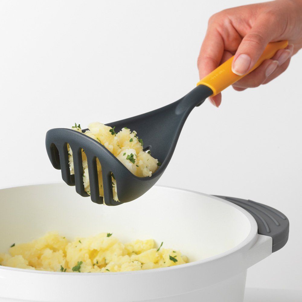 Brabantia Tasty+ Pureestamper met Lepel - Honey Yellow