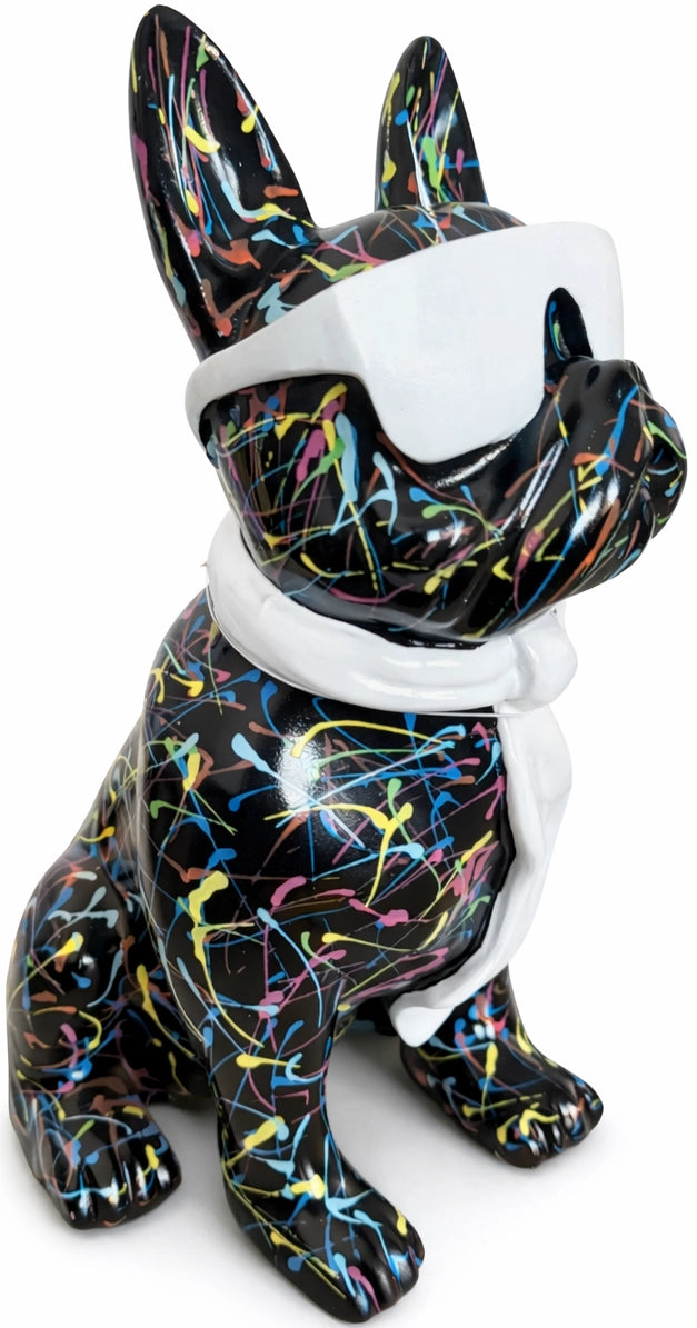 Hond met bril - Streetart print - 28 cm