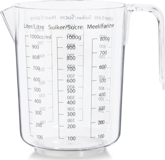 Blokker Maatbeker Transparant - 1l