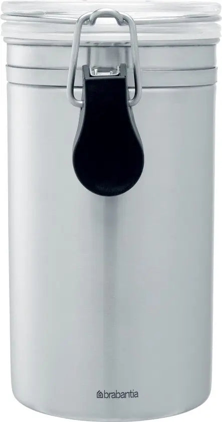 Brabantia Voorraadbus RVS met transparant deksel 1,1 liter
