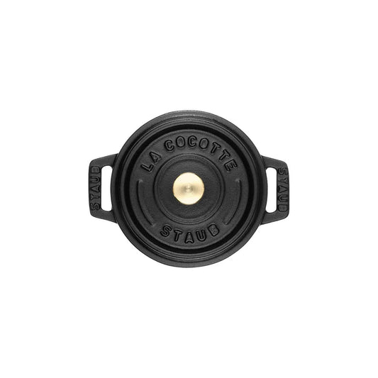 Staub Mini-Cocotte Gietijzer – Zwart, 10 cm, 0,25 l