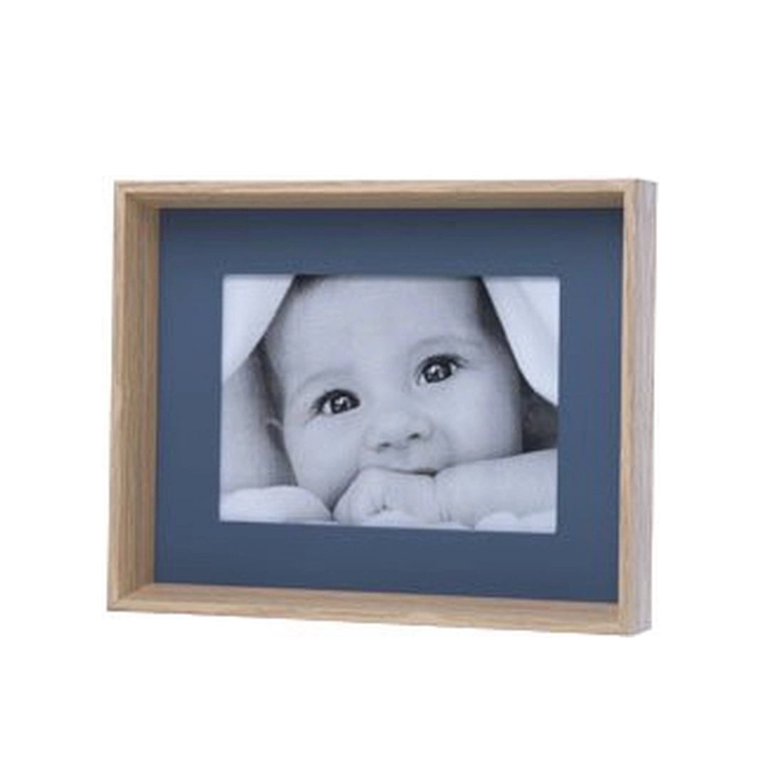 Fotokader donkergrijs rechthoek hout - Geschikt voor foto's 10 x 15 cm