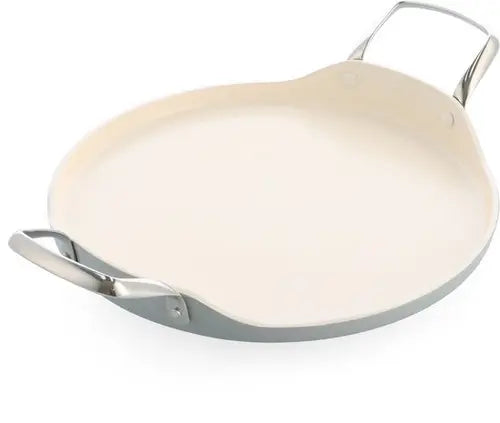 Dagelijkse Kost Plancha/Grillpan - 28 cm - Lichtgrijs