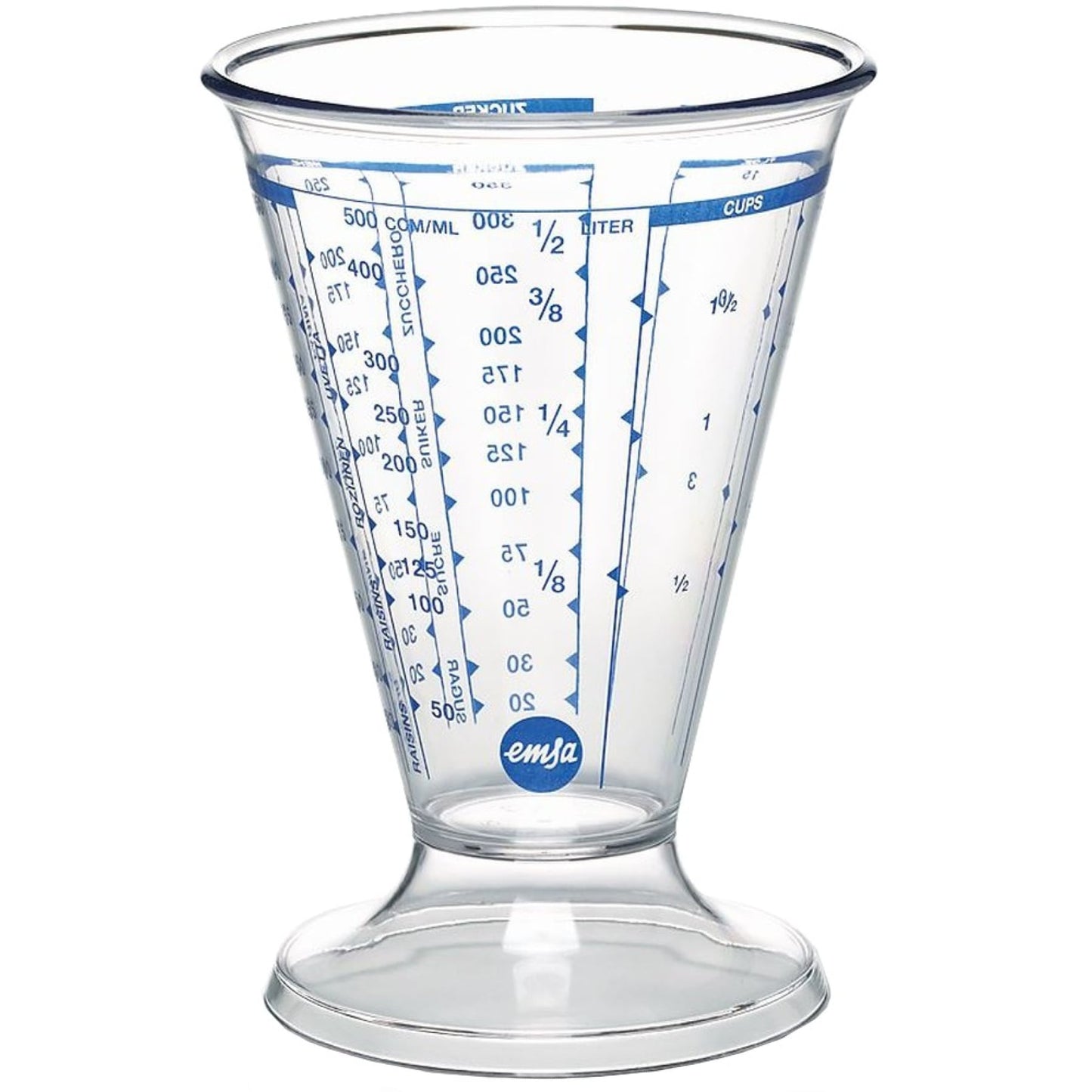 Emsa Superline Maatbeker - 1 l - Transparant Blauw