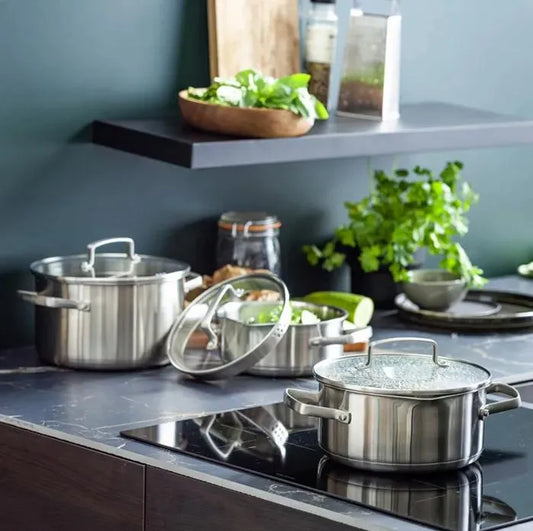 Greenpan Kookpan 22 cm - 4,7 L met Glazen Deksel