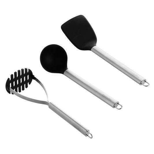 GreenPan Chef's Collection Keukenhulpjesset 3-delig - Siliconen met RVS handgreep