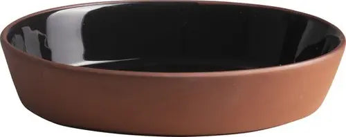 Gusta Ovenschaal - Zwart/Terracotta - 22x16x5cm