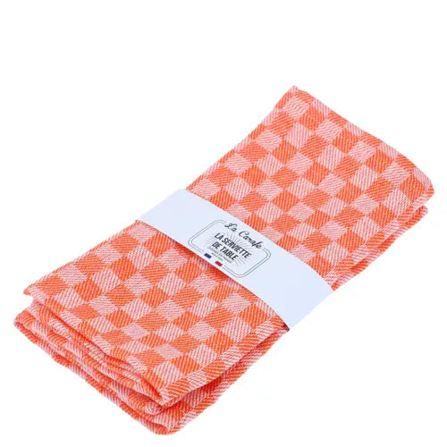 La Carafe Tafelservetten Abricot 40x40 cm - Set van 2