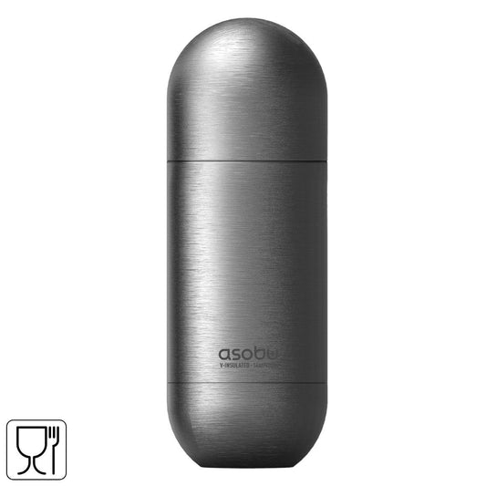 Asobu Orb Bottle thermische drinkfles roestvrij staal 420 ml zilver