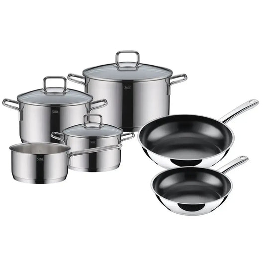 Silit Extra Cook Pannenset 6-delig – Roestvrij Staal 18/10