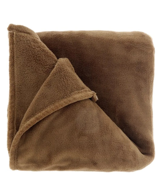 Unique Living Plaid Baily Coconut - 130x180 cm