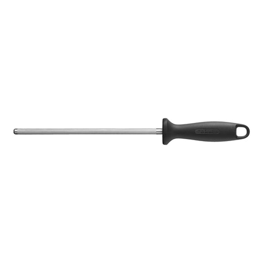 Zwilling aanzetstaal 23 cm met zwarte greep – productfoto