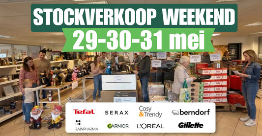 Merken Stocksale Weekend Grimbergen - 29, 30 & 31 mei 2026