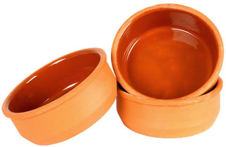 Excellent Houseware Terra Cotta Tapasschalen 200 ml - Set van 3