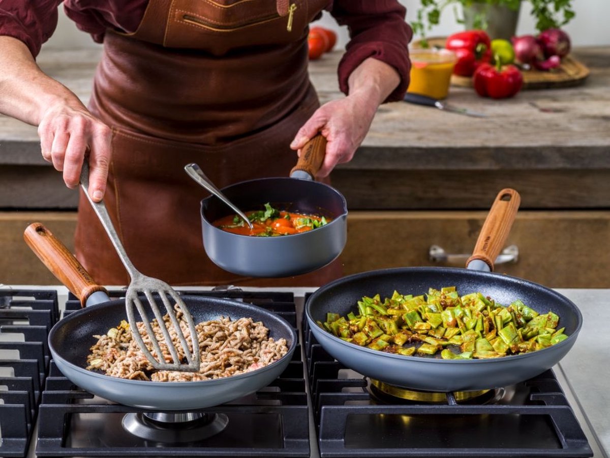 GreenPan Mayflower Pro Keramische Pannenset 9-delig - Antracietgrijs