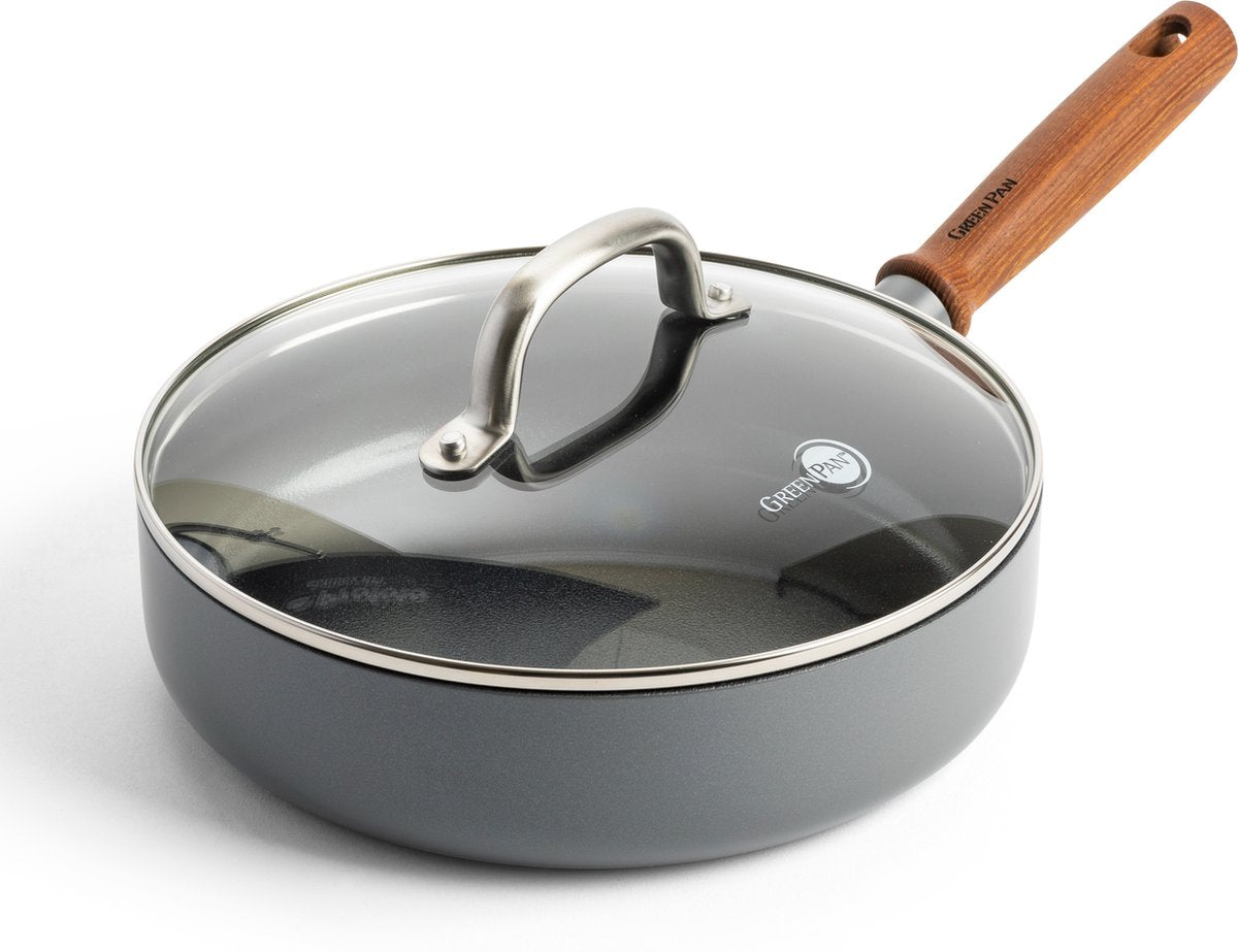 GreenPan Mayflower Pro Keramische Pannenset 9-delig - Antracietgrijs