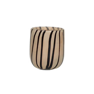 Pomax Cannes vaas en windlicht Ø 9 x H 11 cm - ivoor
