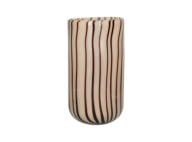 Pomax Cannes Vaas / Windlicht - Ivoor - Ø16 x H30 cm