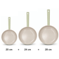 Blokker Luxe Braadpannenset 20+24+28 cm