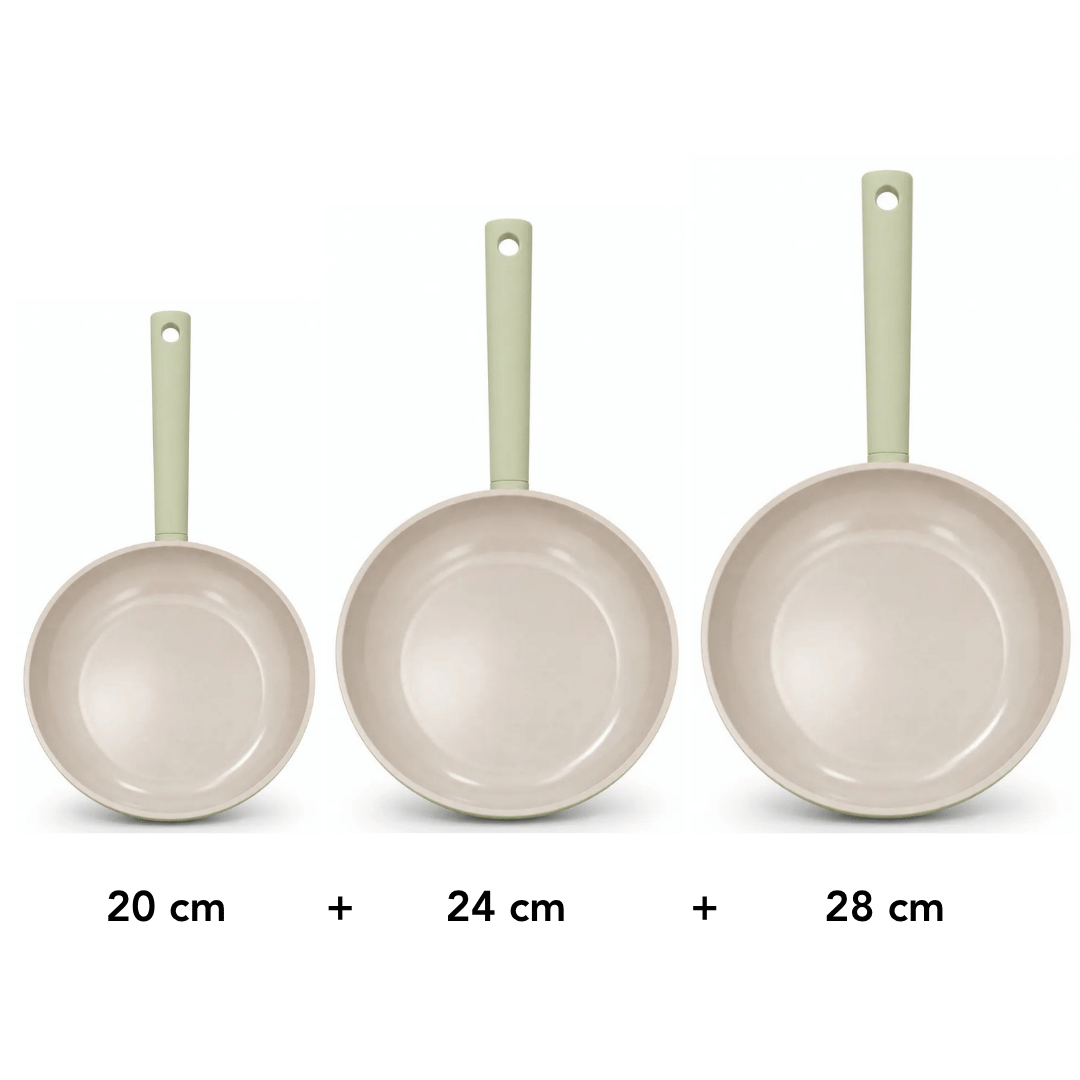 Blokker Luxe Braadpannenset 20+24+28 cm