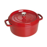 Staub Cocotte Rond 26 cm - Kersenrood – productfoto