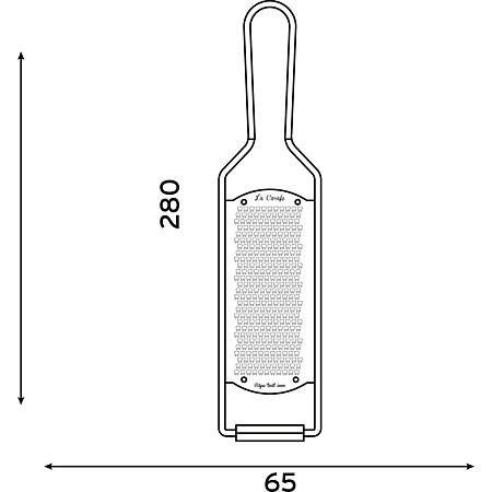 La Carafe Keukenrasp Lagune - Roestvrij Staal, Retrostijl