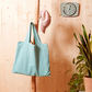 La Carafe Lagune boodschappentas turquoise – omkeerbaar en opvouwbaar