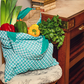 La Carafe Lagune boodschappentas turquoise – omkeerbaar en opvouwbaar