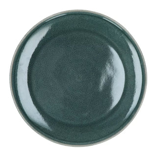 Pomax Audrey dinerbord steengoed Ø 27,5 cm - wintergroen