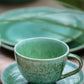 Pomax TREILLE Aperitiefbordje - Steengoed - Ø 17 cm - Groen