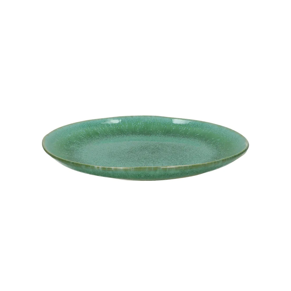 Pomax TREILLE Dessertbord - Steengoed - Ø 21 cm - Groen