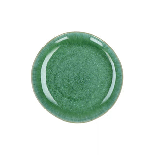 Pomax Treille dessertbord steengoed Ø 21 cm - groen