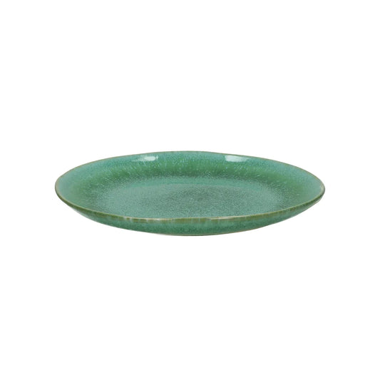 Pomax TREILLE Dessertbord - Steengoed - Ø 21 cm - Groen
