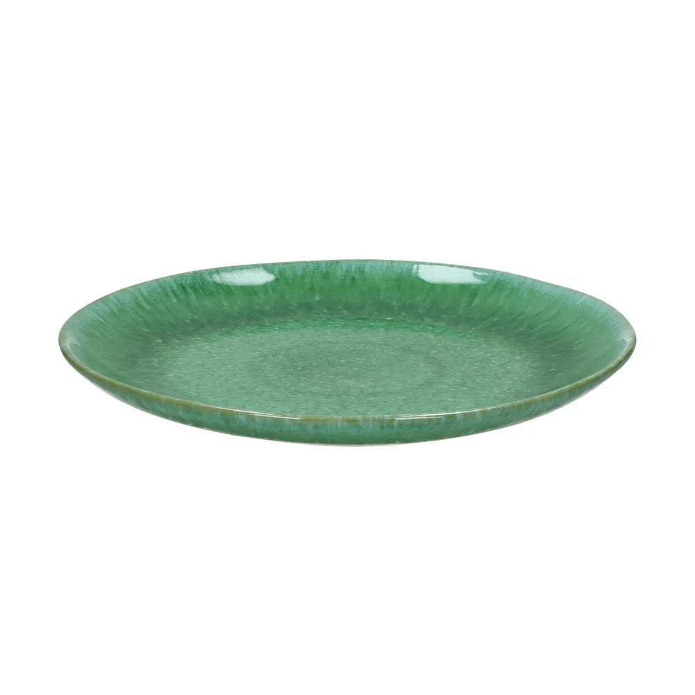 Pomax TREILLE Dinerbord - Steengoed - Ø 27,5 cm - Groen