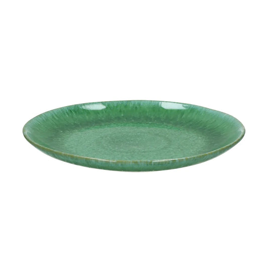 Pomax TREILLE Dinerbord - Steengoed - Ø 27,5 cm - Groen