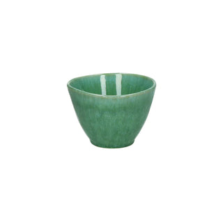 Pomax Treille mini kom steengoed Ø 10 x H 7 cm - groen