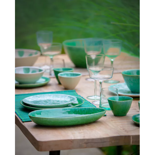 Pomax TREILLE Ontbijtkom - Groen - 15 cm