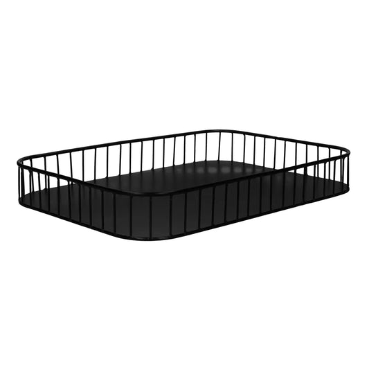 Pomax RAIL Dienblad - Metaal - 50 x 35 cm - Zwart