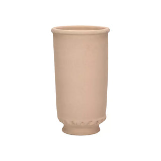 Pomax Ronda wijnkoeler klei Ø 11 x H 21 cm - ivoor