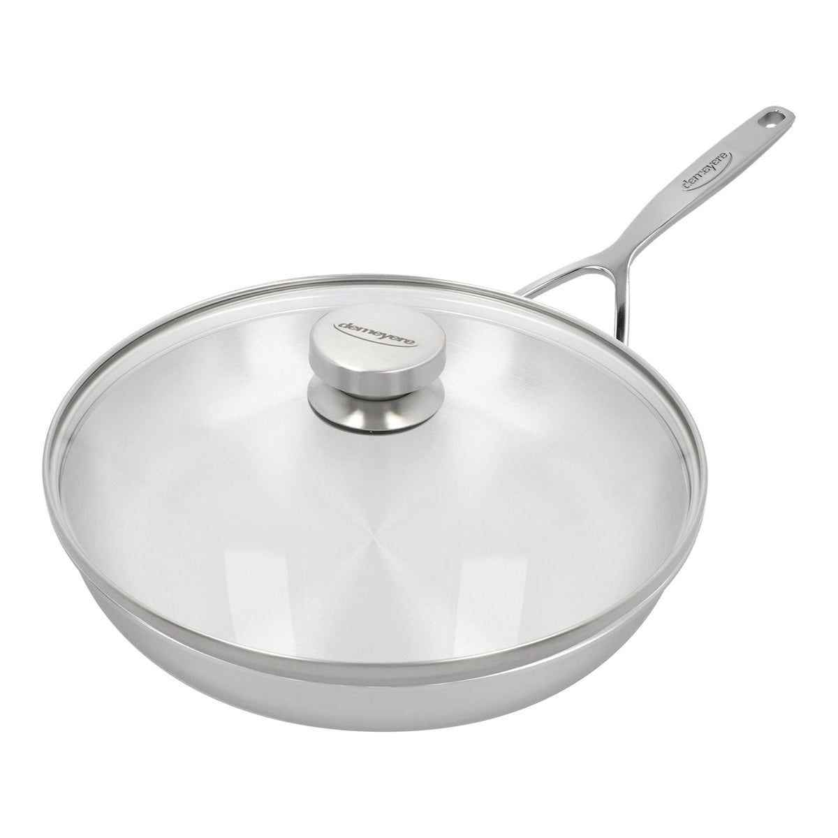 Demeyere Multiline 7 koekenpan 28 cm met glasdeksel – productfoto