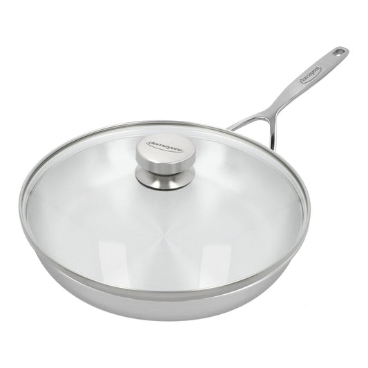 Demeyere Multiline 7 koekenpan 28 cm met glasdeksel – productfoto