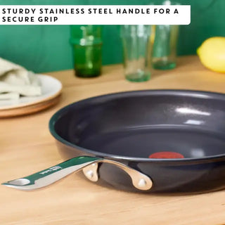 Tefal Jamie Oliver by Enjoy 3-delige keramische pannenset 24 + 28cm incl. panbeschermer