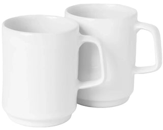 Berndorf witte mokken 300 ml - set van 2