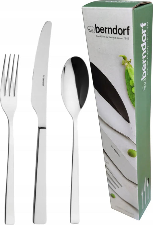Berndorf Bestekset 3-delig - Mes, Lepel en Vork in RVS