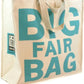Big Fair Bag Canvas Shopper 40x40cm - Fairtrade Biologisch Canvas
