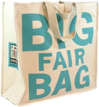 Fair Trade Big Fair Bag canvas shopper 40 x 40 cm
