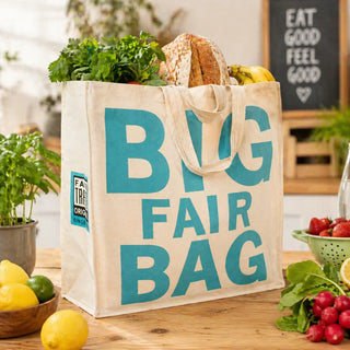 Fair Trade Big Fair Bag canvas shopper 40 x 40 cm